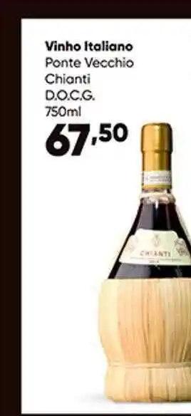 Zaffari Vinho Italiano Ponte Vecchio Chianti D.o.c.g. oferta