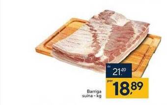 Coop Barriga Suína oferta
