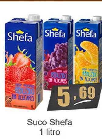 Dubom Supermercados Suco Shefa oferta