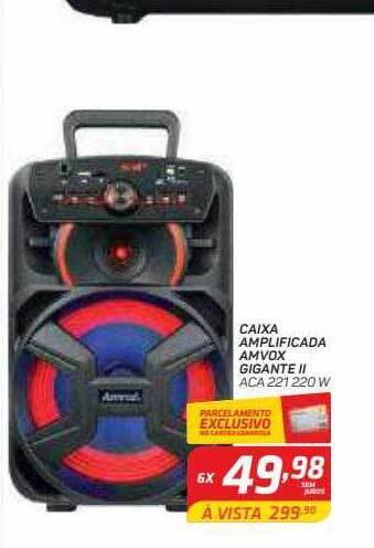 GBarbosa Caixa Amplificada Amvox Gigante Ii oferta