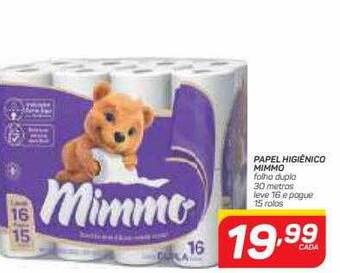 GBarbosa Papel Higiênico Mimmo oferta