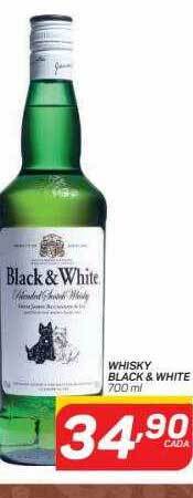 GBarbosa Whisky Black & White oferta
