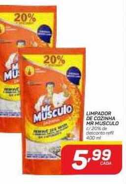 GBarbosa Limpador De Cozinha Mr Musculo oferta