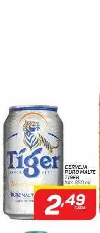 GBarbosa Cerveja Puro Malte Tiger oferta