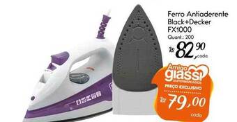 Giassi Supermercados Ferro Antiaderente Black+decker Fx1000 oferta