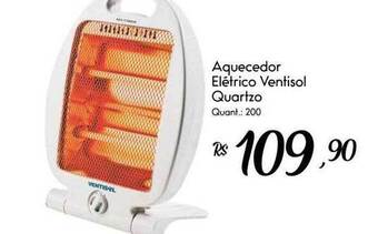 Aquecedor Elétrico Ventisol Quartzo