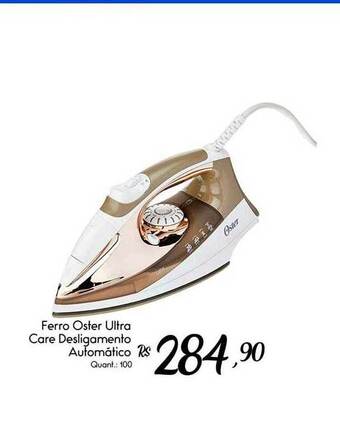Ferro Oster Ultra Care Desligamento Automatico