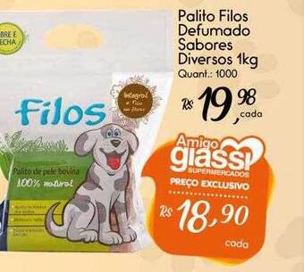 Giassi Supermercados Palito Filos Defumado Sabores Diversos oferta