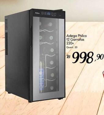 Giassi Supermercados Adega Philco 12 Garrafas 220v oferta