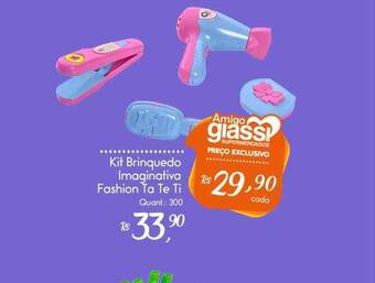 Giassi Supermercados Kit Brinquedo Imaginativa Fashion Ta Te Ti oferta