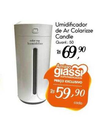 Umidificador De Ar Colarizze Candle