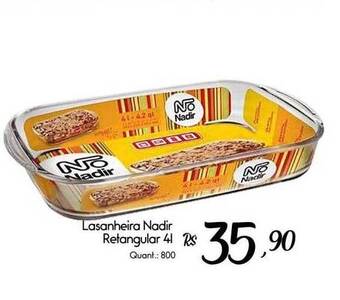 Giassi Supermercados Lasanheira Nadir Retangular 4l oferta