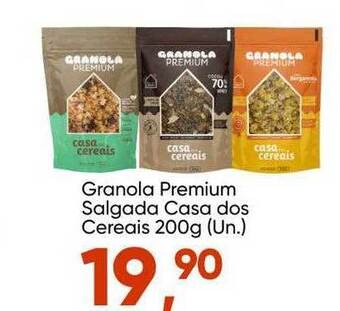 Granola Premium Salgada Casa Dos Cereais