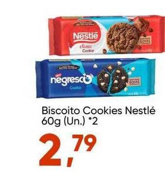 Imec Supermercados Biscoito Cookies Nestlé oferta