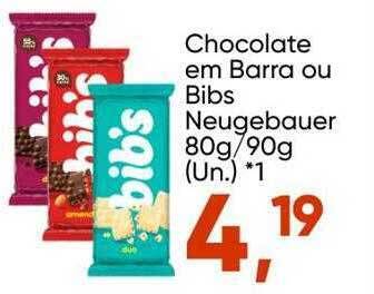 Imec Supermercados Chocolate Em Barra Ou Bibs Neugebauer oferta