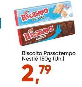 Imec Supermercados Biscoito Passatempo Nestlé oferta