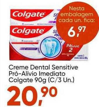 Imec Supermercados Creme Dental Sensitive Pró-alívio Imediato Colgate oferta