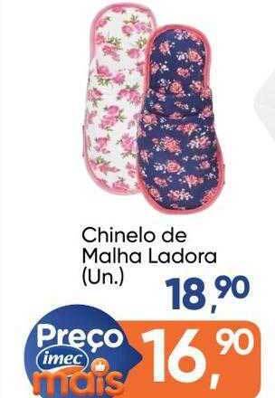 Imec Supermercados Chinelo De Malha Ladora oferta
