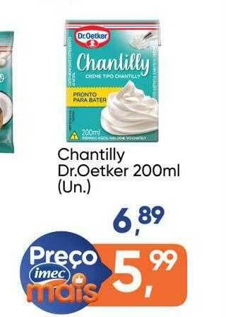 Imec Supermercados Chantilly Dr.oetker oferta