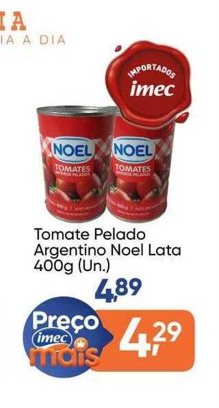 Imec Supermercados Tomate Pelado Argentino Noel Lata oferta