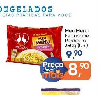 Imec Supermercados Meu Menu Fettuccine Perdigão oferta