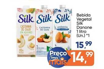 Imec Supermercados Bebida Vegetal Silk Danone oferta