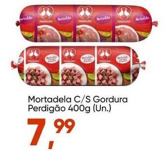Imec Supermercados Mortadela C S Gordura Perdigão oferta