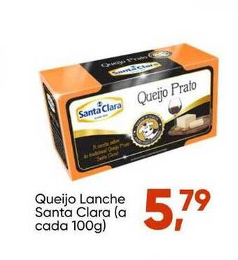 Imec Supermercados Queijo Lanche Santa Clara oferta