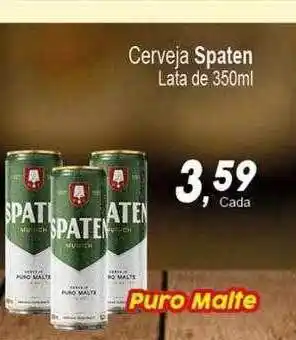Villefort Atacadista Cerveja Spaten oferta