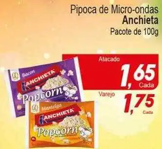 Villefort Atacadista Pipoca De Micro-ondas Anchieta oferta