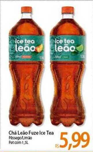 Atacadão Chá Leão Fuze Ice Tea oferta