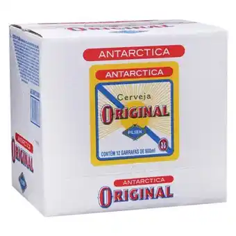 Supermercado Bergamini Cerveja original antarctica 600ml garrafa 12un oferta