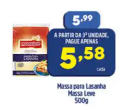Arena Atacado Massa para lasanha Massa Leve 500g oferta