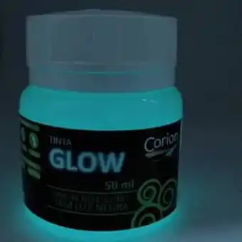 Leroy Merlin Tinta glow corion led cell 50ml brilha sem luz negra. luminescente. cor branco neon oferta