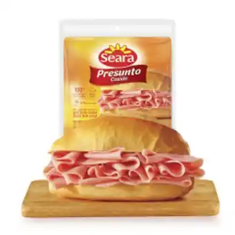 Enxuto Presunto cozido fatiado seara 200g oferta