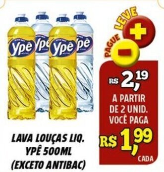 Lava loucas Liq. Ype 500ml