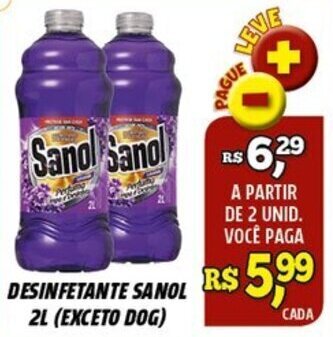 Desinfetante Sanol 2L