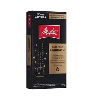 Supermercados Andreazza Café cápsula staccato melitta com 10un oferta