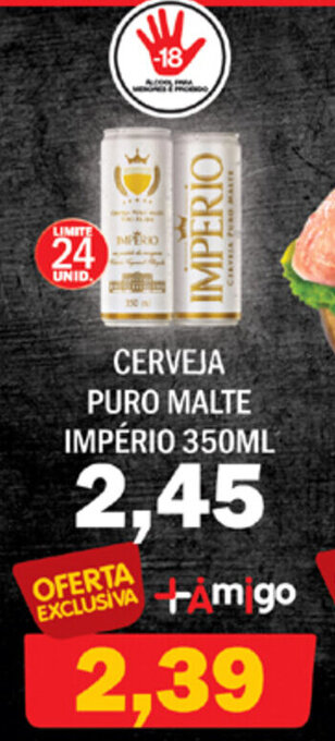Cerveja puro Malte Imperio 350ml