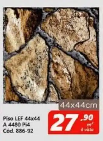 Lojas Becker Piso LEF 44x44cm oferta