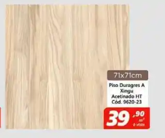 Lojas Becker Piso Duragres A Xingu Acetinado HT 71x71cm oferta