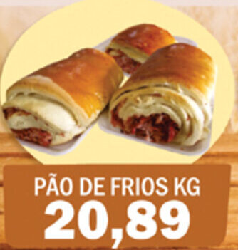 Supermercados Mendonça Pao de Frios 1kg oferta