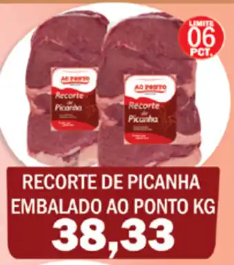 Supermercados Mendonça Recorte de Picanha Embalado ao Ponto 1kg oferta