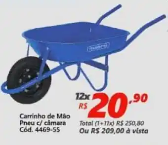 Carrinho de Mao Pneu c/ Camara