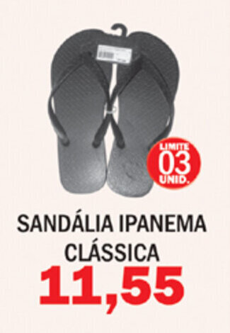 Supermercados Mendonça Sandalia Ipanema Classica oferta