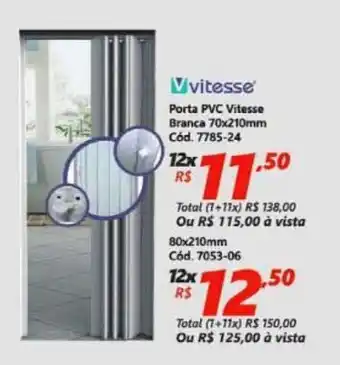 Lojas Becker Porta PVC Vitesse Branca 70x21033 oferta