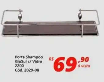 Lojas Becker Porta Shampoo GioSul c/ Vidro 2200 oferta