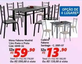 Cadeira Fabone Santiago