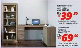 Estante Politorno com vistas