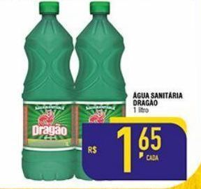Mercantil Rodrigues Agua sanitária dragao oferta